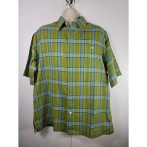 CXS21 Men's Untucked Button-Up Plaid Shirt - Size: Large NWT Preppy‎ classic